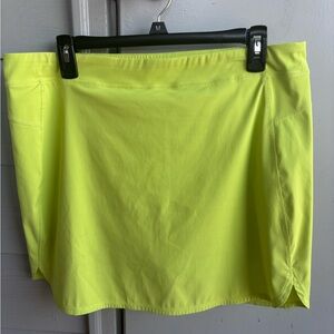 Adidas Bright Green Golf Skirt